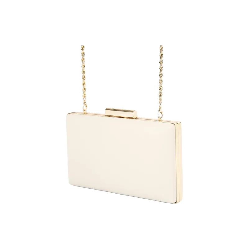 Kurt Geiger London Soft Leather Clutch Women's Light Gold-2