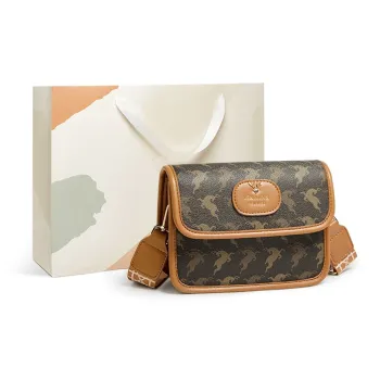 15 MINS PVC Small Square Bag Shoulder Bag Regular Women's Coffee/Beige Yellow