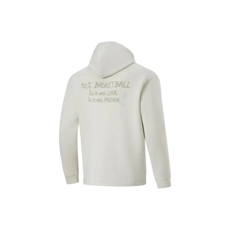 LiNing Sweatshirt Unisex Silver Birch Gray-1