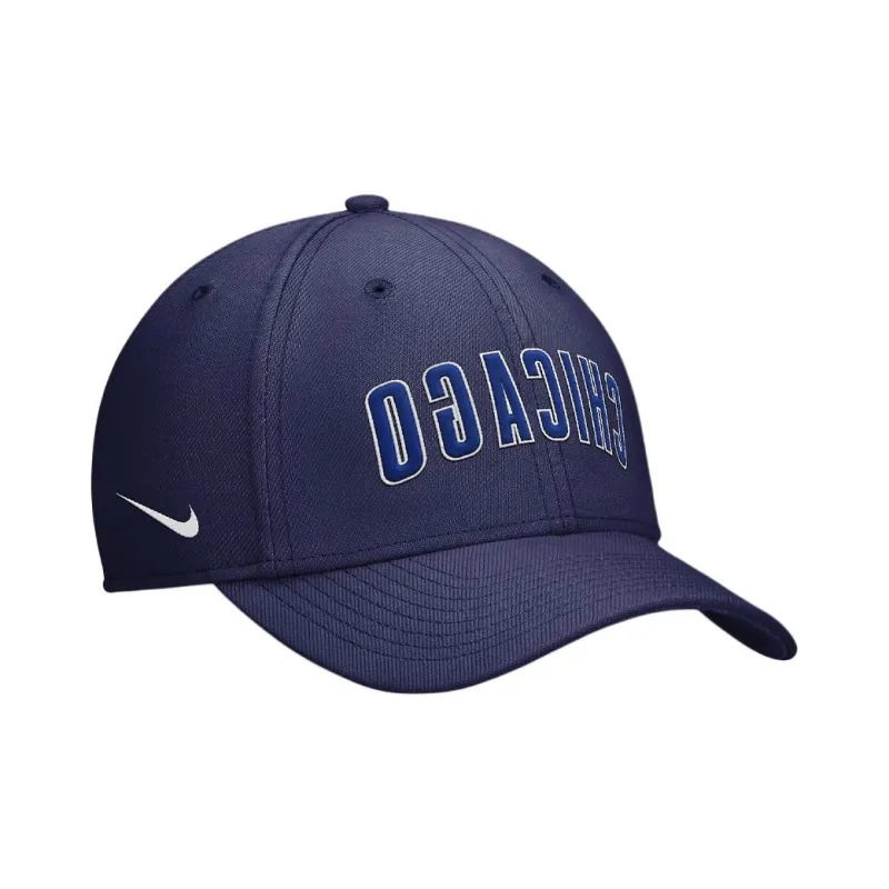 Nike Elastane Polyester Baseball Caps Men's Royal Blue-2