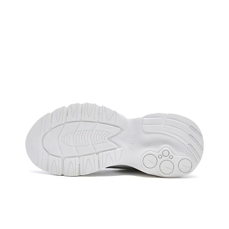 FILA FUSION CRED Leader Cushioning Slip Resistant Low Top Running Shoes Women's Gray White-3