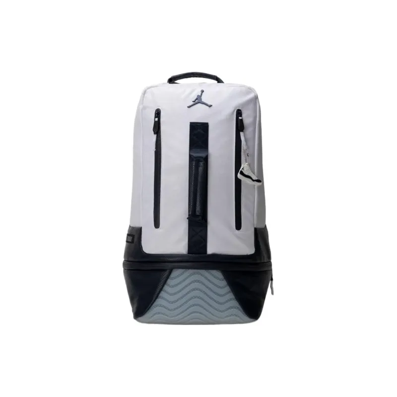 Jordan Polyester Elastane Backpack Regular Unisex Black/White-0