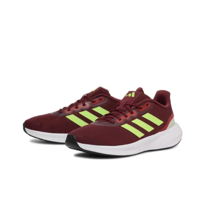 Adidas Runfalcon 3.0 Anti Slip Wear Resistant Low Top Running Shoes Men's Red-2
