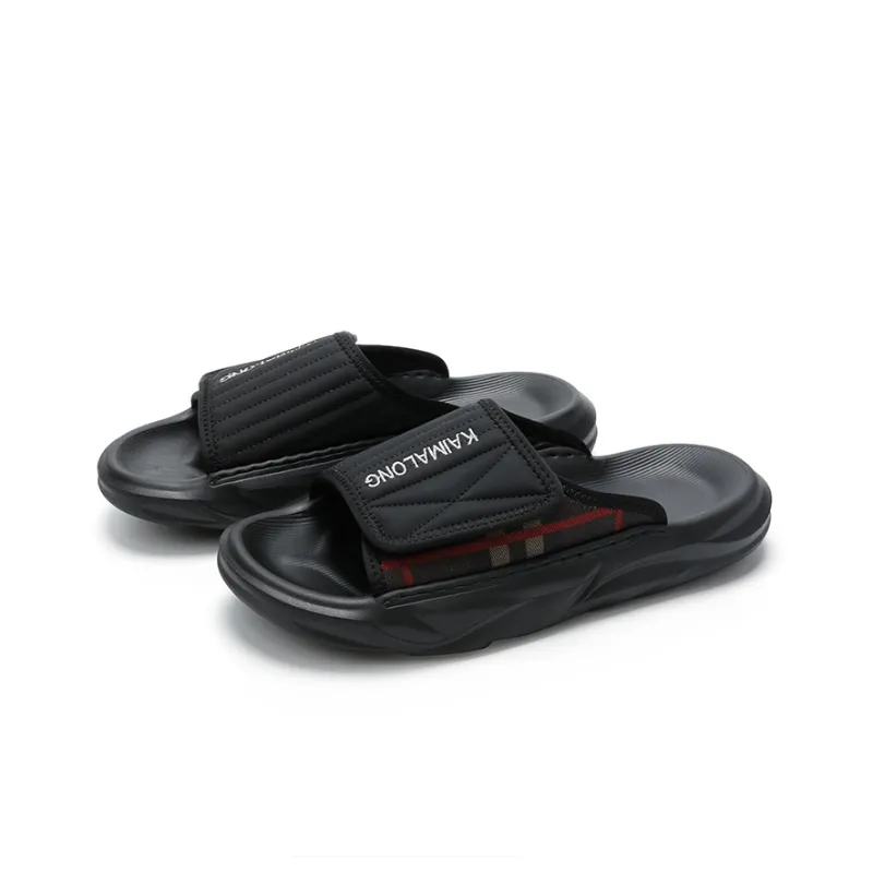Kemaron Slide Slippers Men Black/White-10