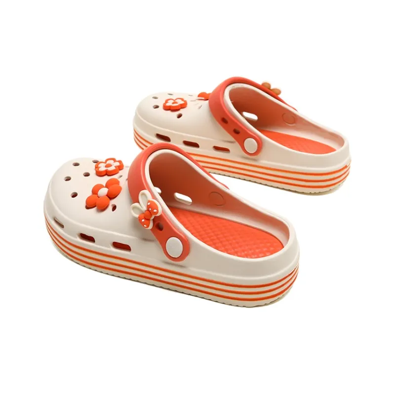 EXULL Q Clogs Women's Beige Yellow-4