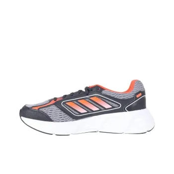 Adidas Galaxy Star M Cushioning Wear-Resistant Low-Top Running Shoes Men's Gray White Orange