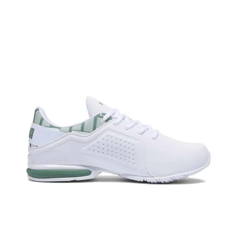 Puma Viz Runner Repeat Wide 'White Eucalyptus Black'-1