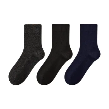 H YXIANG Mid Calf Socks Men's 3 Pack