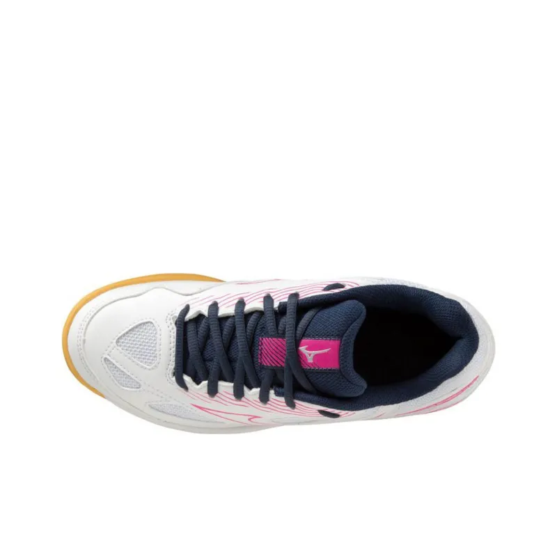 Mizuno Low Top Training Shoes Unisex White Pink-3