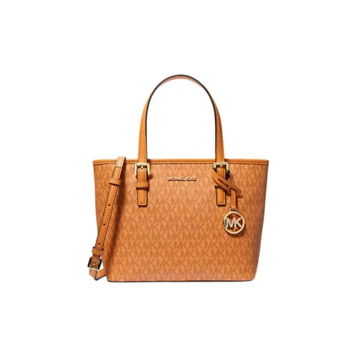 MICHAEL KORS Coated Canvas With Polyester And Polyurethane Crossbody Handbag Extra Small Women's Brown