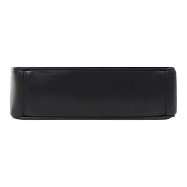 FERRAGAMO Calfskin Shoulder Bag Crossbody Bag Mini Women's Black-4