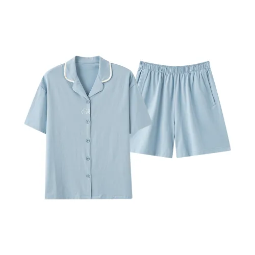 MIIOW Pajama Set Women's Gray Blue