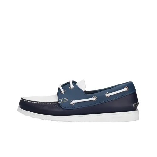 CHURCH'S Boat Shoes Men Blue/White