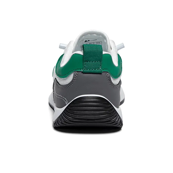 Warrior Durable Lightweight And Breathable Low Top Casual Shoes Men's White Gray Green-2