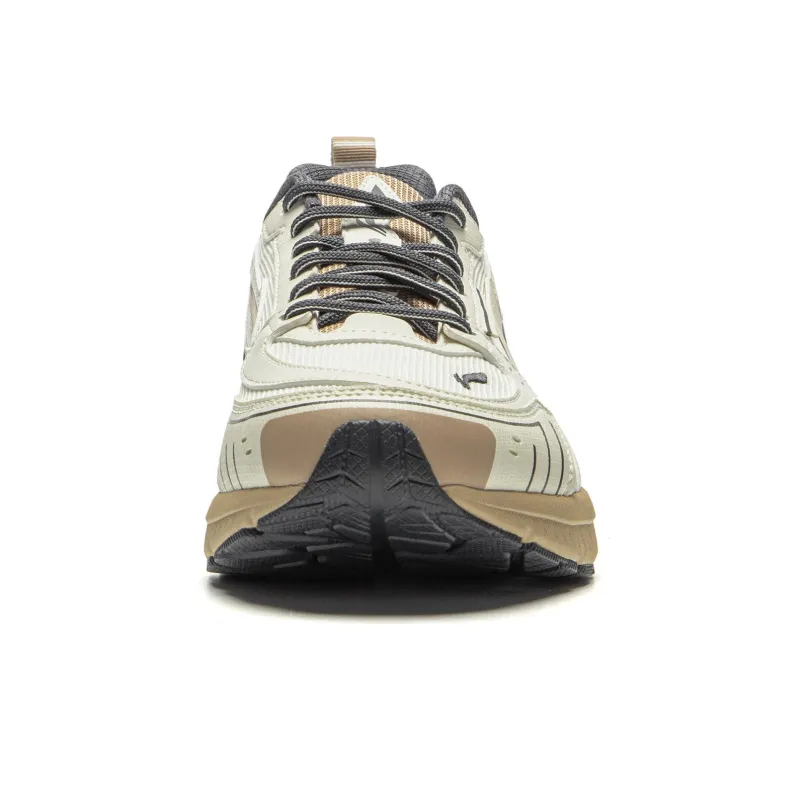 LiNing Shake 1.5 Cushioning Slip Resistant And Abrasion Resistant Low Top Running Shoes Men's Ecru-4