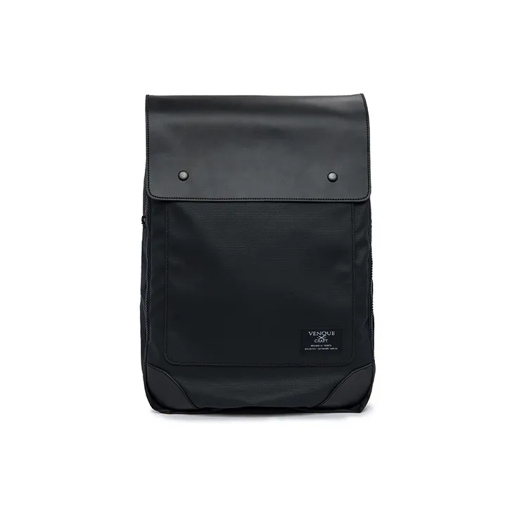 Venque Polyester Laptop Bag Backpack Regular Unisex Black-0