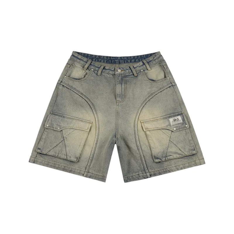 S45 Denim Shorts Men Light Blue-1