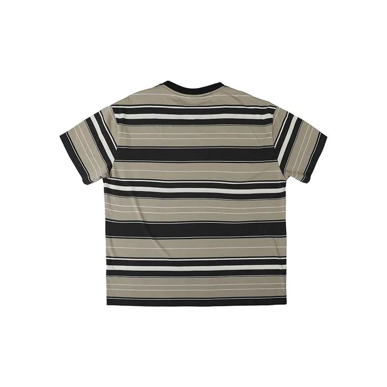 COUNTRY MOMENT T Shirts Men Brown Stripes-2