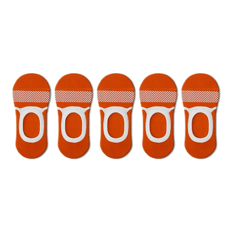 LUOLIAN No Show Socks Men's 5 Pack-7