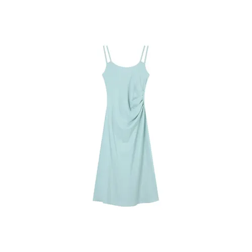 NHZN Slip Dresses Women's Teal