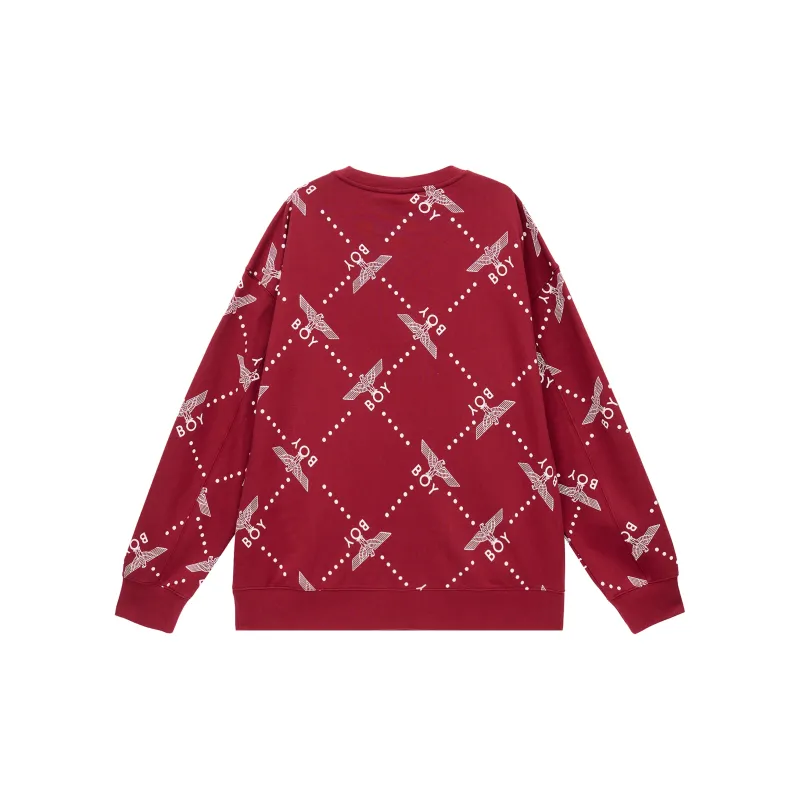 Boy London Sweatshirt Unisex Red-1