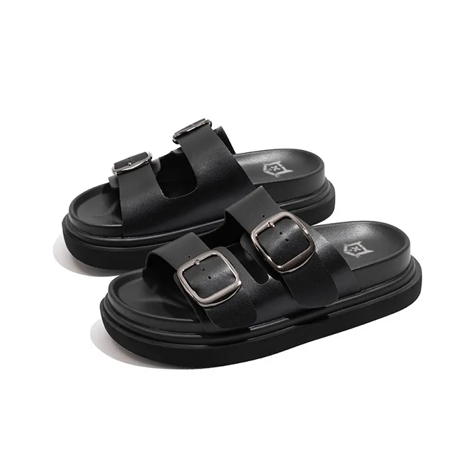 Old Meow Slide Slippers Women's Black-1