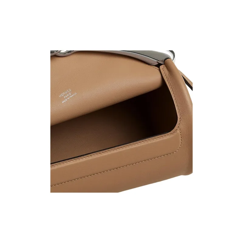 HERMES Maximors Swift Calfskin Crossbody Bag Shoulder Bag Women's 0M Chai Milk Tea Brown Pongal Masala Tea Brown-3