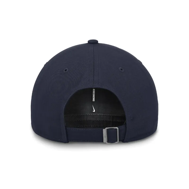 Nike Cotton Baseball Caps Unisex Navy-2