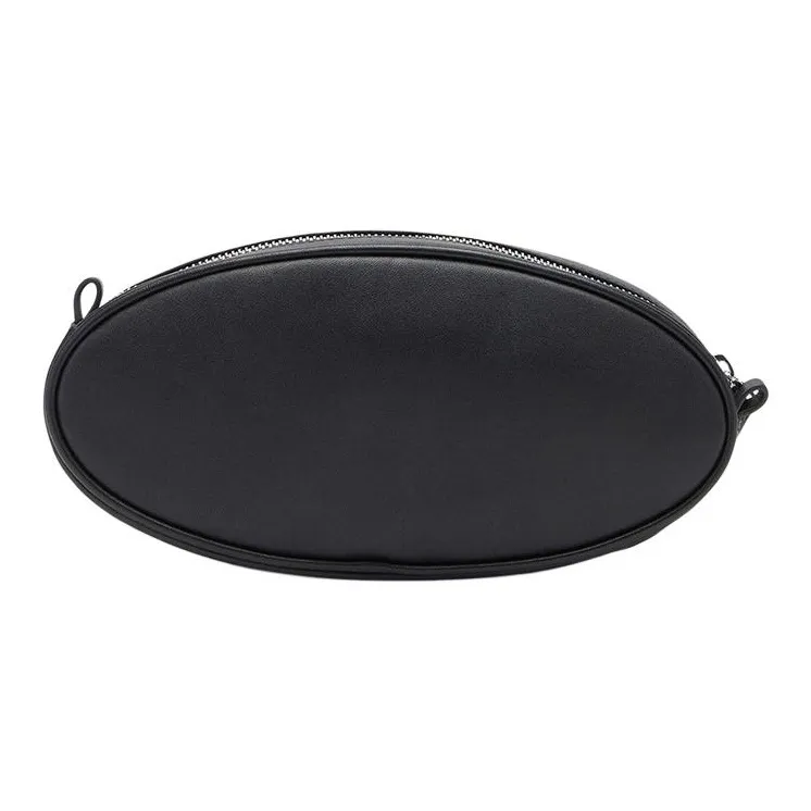 DIESEL Cow Leather Wrist Bag Clutch Shoulder Bag Crossbody Bag Small Size Women's Black-3