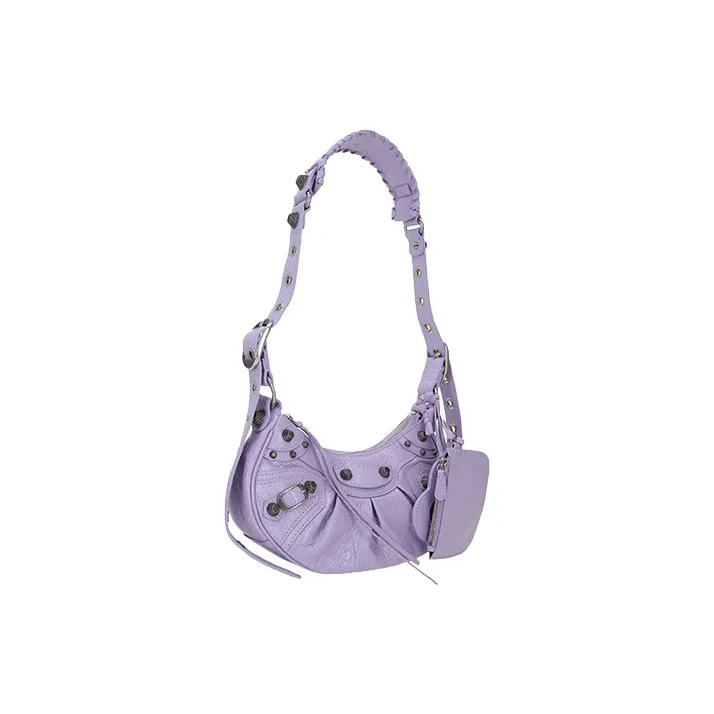 Balenciaga Le Cagole Shoulder Bag Xs Lilac-1