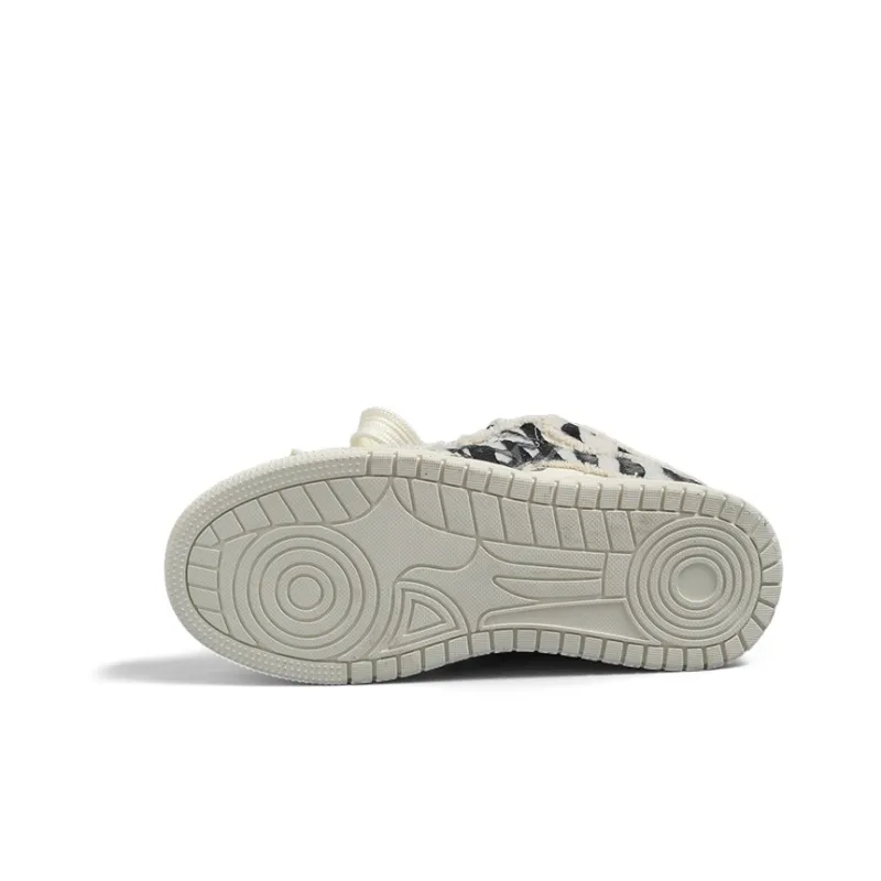 DOLIN COLLECTION Low-Top Skateboard Shoes Unisex Zebra Print-3