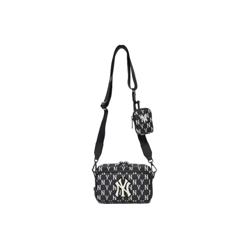 MLB Monogram Collection Polyester Combo Bag Camera Bag Shoulder Bag Crossbody Bag Mini Unisex Black-4