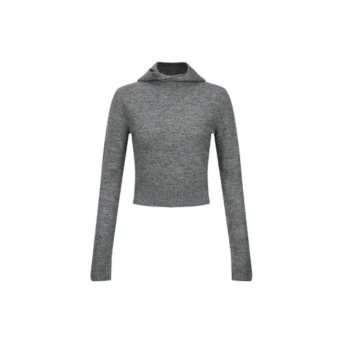 URBAN REVIVO Sweaters Women's Medium Gray Heather Gray