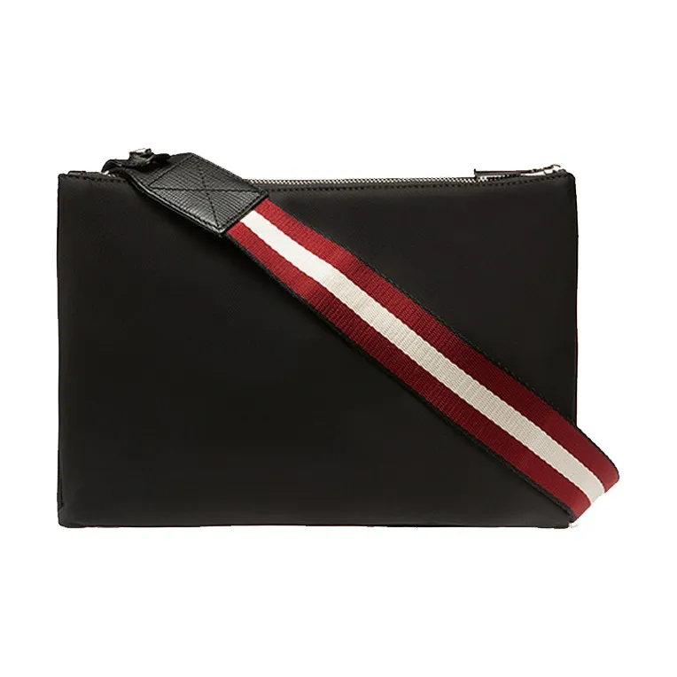 BALLY Nylon Portable Crossbody Bag Shoulder Bag Men's Black-1