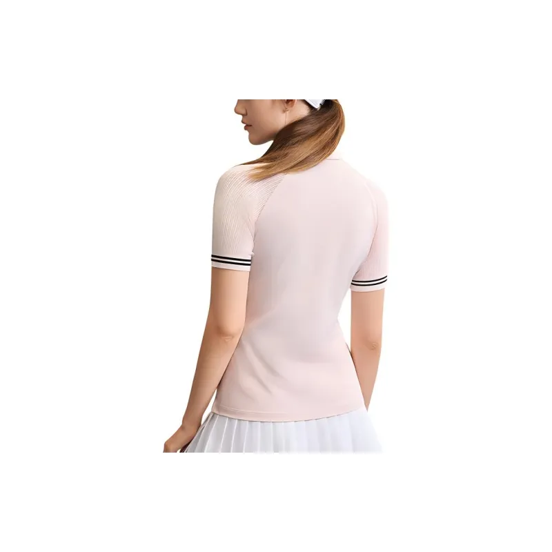 KSWISS Polo Shirt Women's Dusty Pink-1