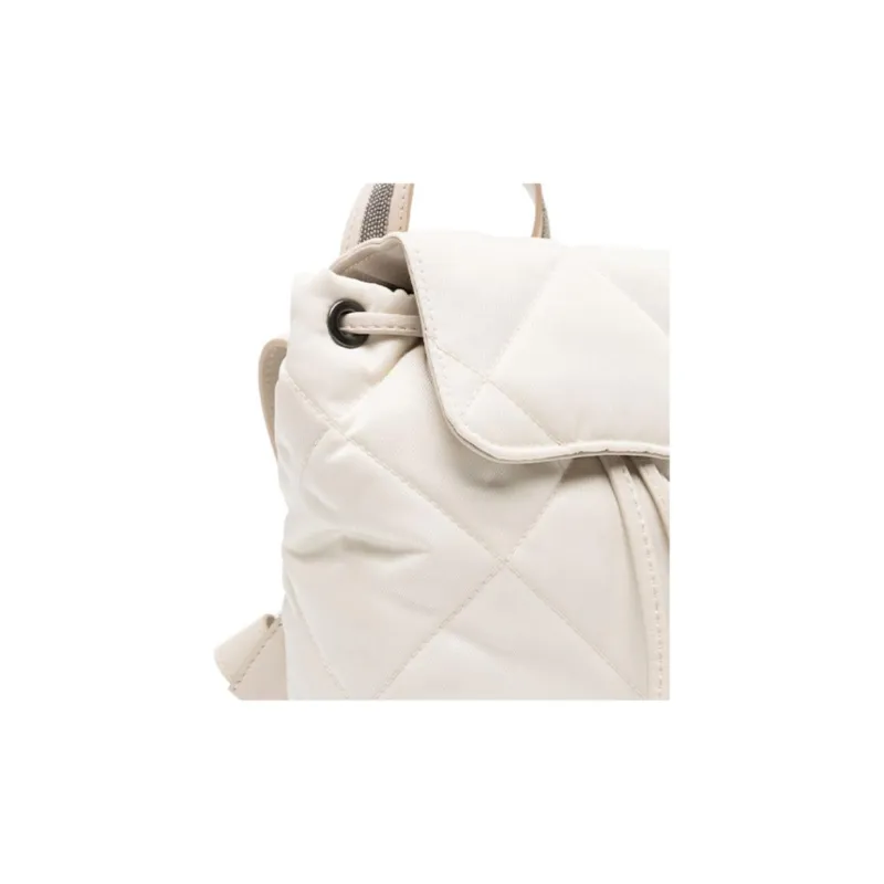 Brunello Cucinelli Quilted Foldover top Backpack-3