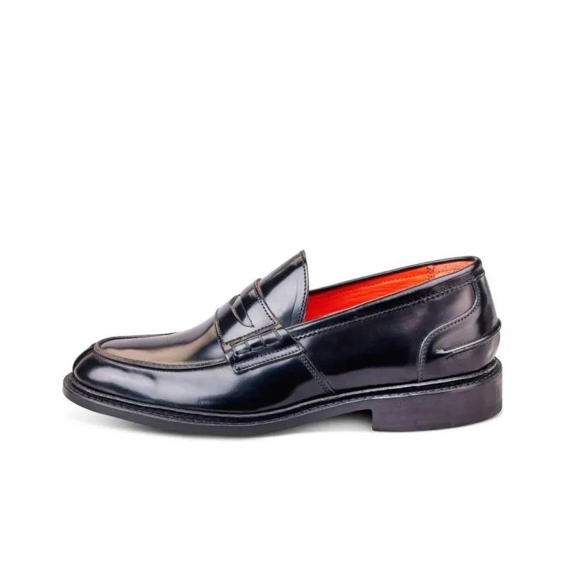 Tricker's Eva Penny Loafers Women's Black-0