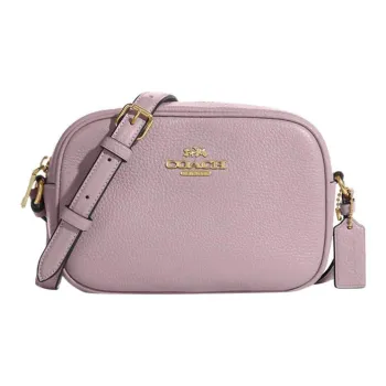 COACH Jamie Leather Camera Bag, Shoulder Bag, Crossbody Bag Mini Women's Pink Purple