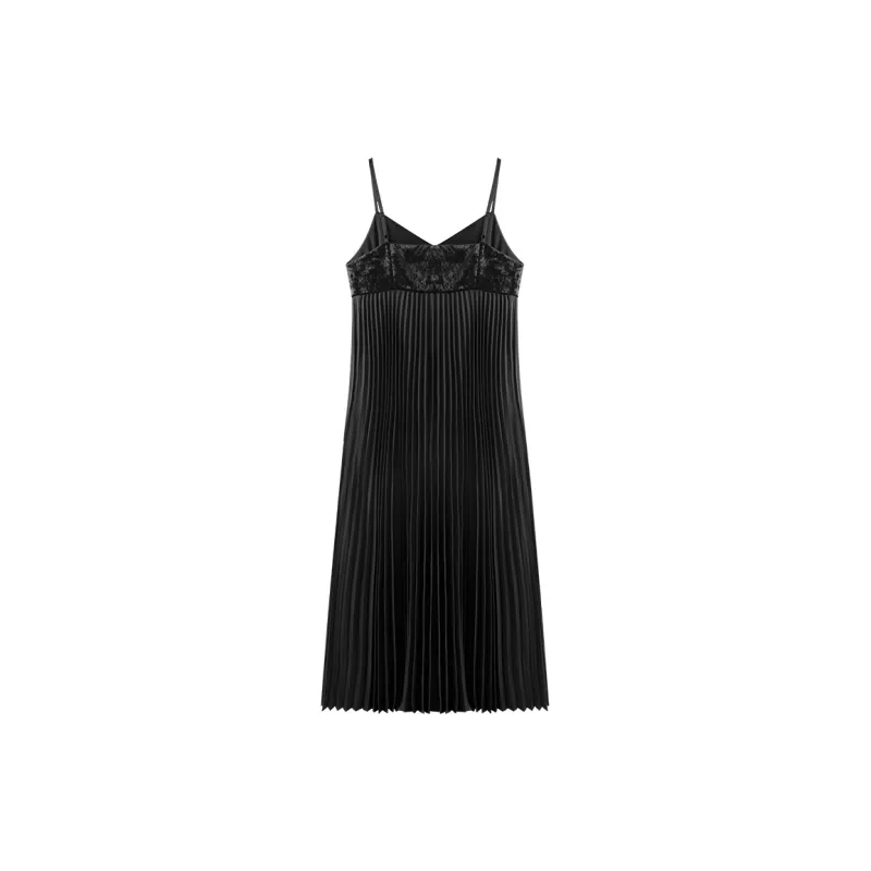THE SEA LIFE Slip Dress Women's Black Mage-1