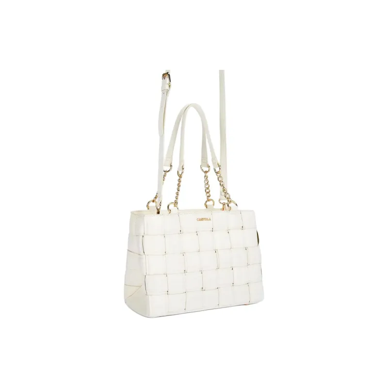 Kurt Geiger London Leather Portable Crossbody Bag Shoulder Bag Women's White-1