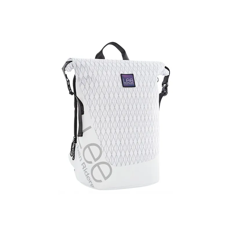 Lee Polyester Backpack Regular Unisex White-1