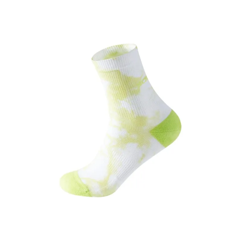 Saucony Mid-Calf Socks Unisex 1 Pack Fluorescent Green Camouflage Group-1