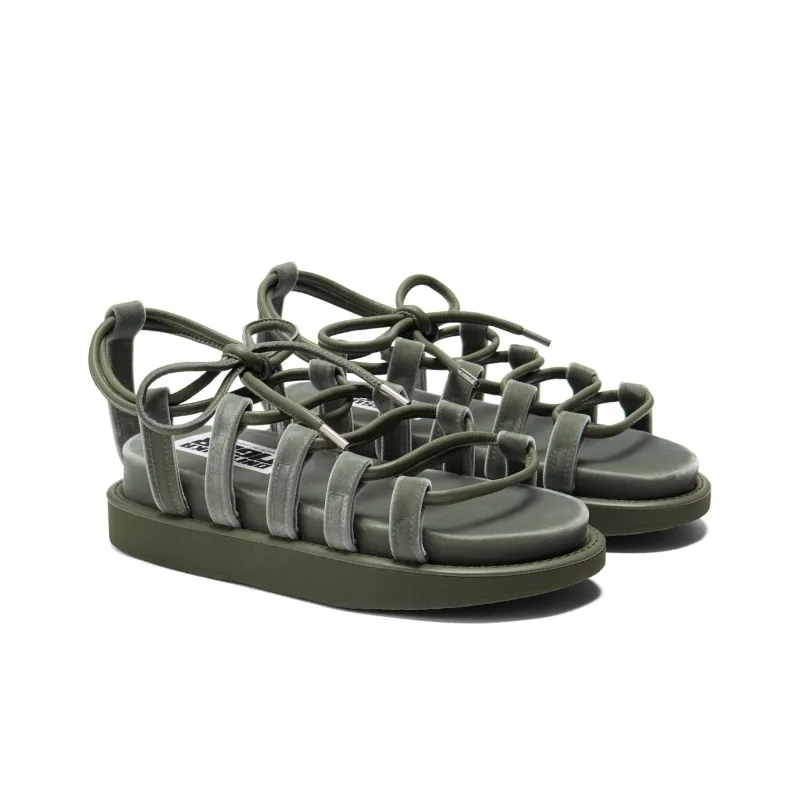 Onitsuka Tiger TIGER WARAJI Beach Sandals Unisex Gray Green-2