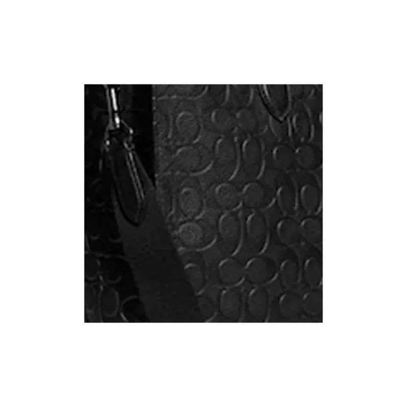 COACH Gotham Pebbled Leather Tote Bag Shopping Bag Crossbody Handbag Large Size Women's Black-3
