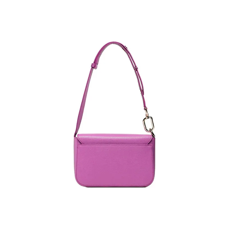 Furla Metropolis Collection Calfskin Handbag Shoulder Bag Women's Purple-4
