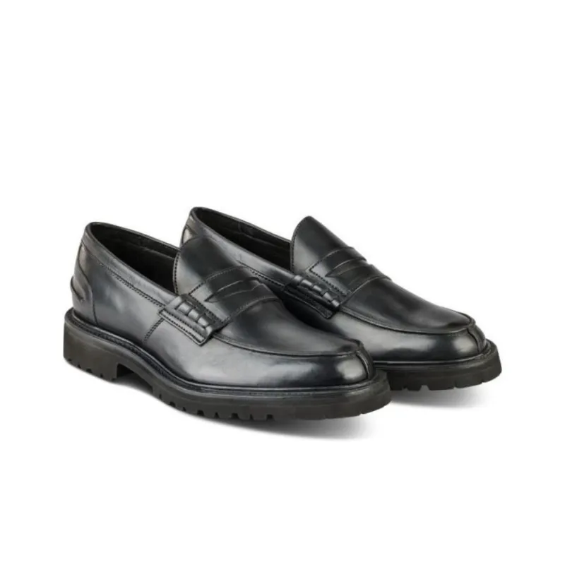 Tricker's Eva Penny Loafers Women's Black-2