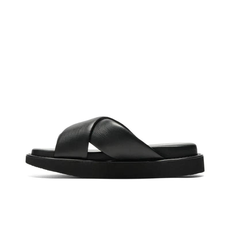Onitsuka Tiger Slide Slippers Unisex Black-0