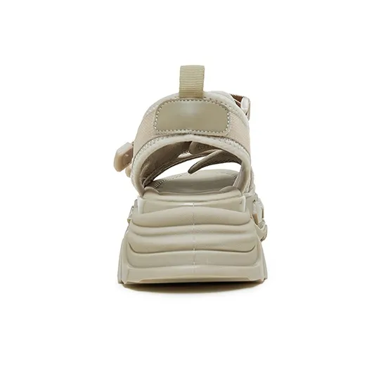 CAMEL Beach Sandals Women's Black/Beige/Khaki-4