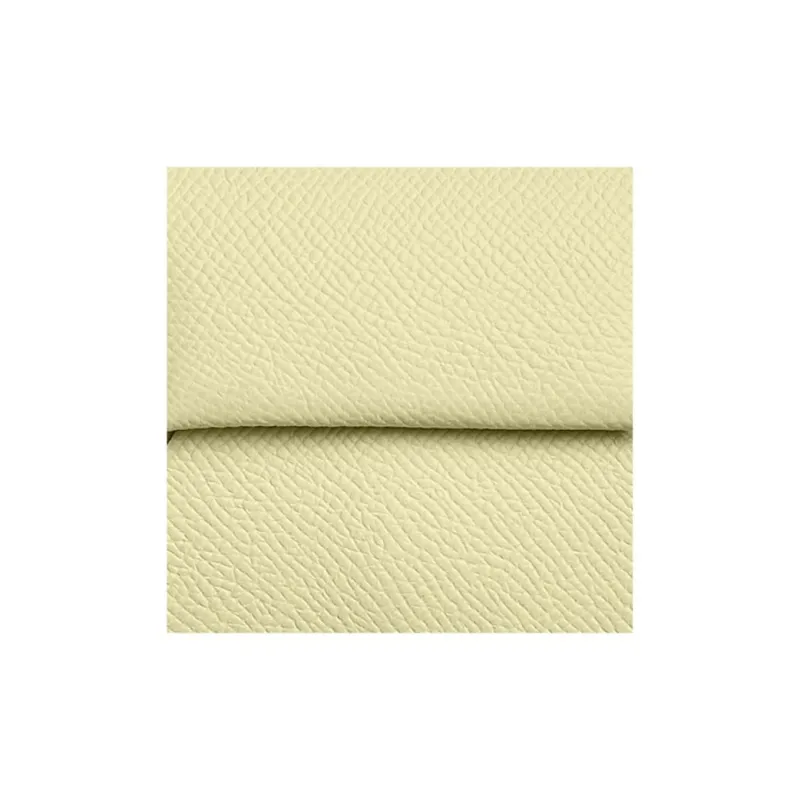 HERMES Bastia Epsom Calfskin Coin Purse Wallet Women's Milton Yellow-6