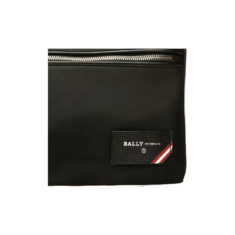 BALLY Nylon Portable Crossbody Bag Shoulder Bag Men's Black-2